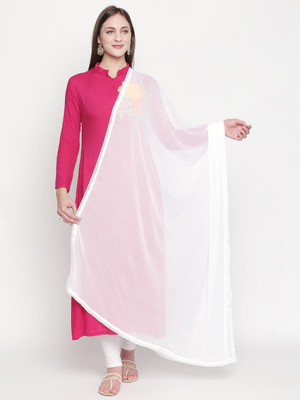 DUPATTA BAZAAR Chiffon Solid Women Dupatta