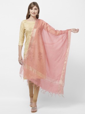 DUPATTA BAZAAR Cotton Silk Solid Women Dupatta