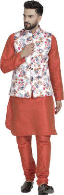 BEN COOPER Men Kurta Churidar Ethnic Jacket Set