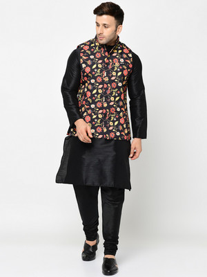 Kaifoo Men Kurta, Waistcoat and Pyjama Set