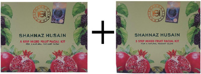 Shahnaz Husain 5 Step Mixed Fruit Facial Kit (Pack Of 2)(2 x 50 g)
