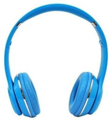 GUGGU PDR_9U_S460 Bluetooth Headset for all Smart phones Bluetooth(Blue, On the Ear)