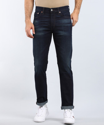 mens dark blue levi jeans