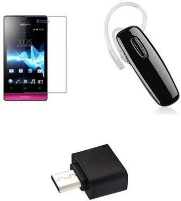 MudShi Screen Protector Accessory Combo for Sony Xperia miro(Multicolor)