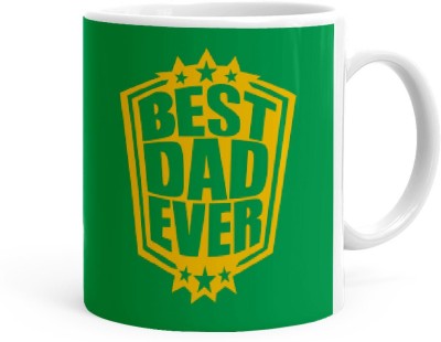 Kesri Gifts Best Dad Ever Theme (ks-Dad-day-468P) Ceramic Coffee Mug(325 ml)