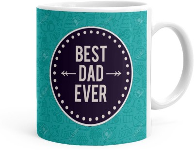 Kesri Gifts Best Dad Ever Theme(Kesrimg-D28P) Ceramic Coffee Mug(325 ml)