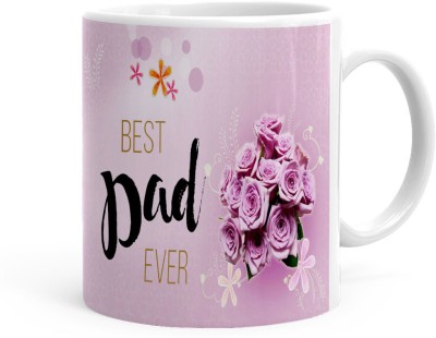 Kesri Gifts Best Dad Ever Theme(Kesrimg-D59P) Ceramic Coffee Mug(325 ml)