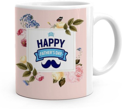 Kesri Gifts Happy Fathers Day Theme (Kg-Dad-mug-034A) Ceramic Coffee Mug(325 ml)