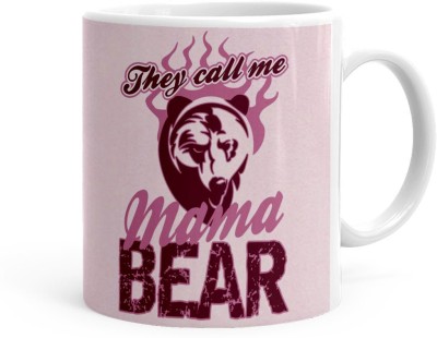 Kesri Gifts mama bear Theme (Kg-momDay-2769P) Ceramic Coffee Mug(325 ml)