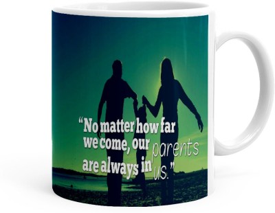 Kesri Gifts Quote For Parents Theme (ks-Dad-day-698P) Ceramic Coffee Mug(325 ml)