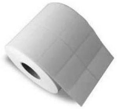 youtech 38MMX25MM (1.5inchX1.inch) Barcode Label 2''up Self-adhesive Paper Label (White) 1ROLL 2500 LABELS set of 1 Roll Labels In Roll, Permanent Self Adhesive Paper Label(White)