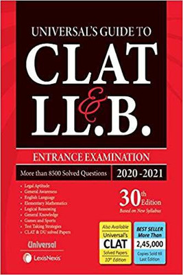 Universal's Guide To CLAT & LLB Entrance Examination - 2020 - 2021(Paperback, Universal)