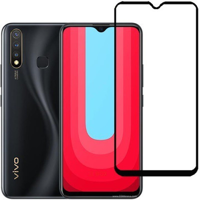 Q Box Edge To Edge Tempered Glass for Vivo U20(Pack of 1)