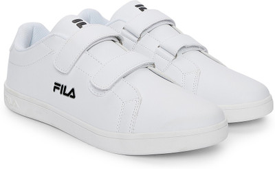 Fila RV Range Motorsport Shoes For Men(White, Navy) Fila RV Range Motorsport Shoes For Men(White, Navy)
