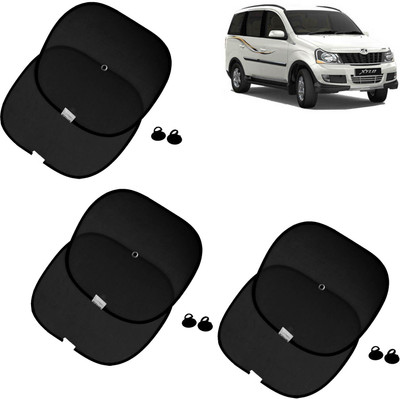 aksmit Side Window Sun Shade For Mahindra Xylo(Black)
