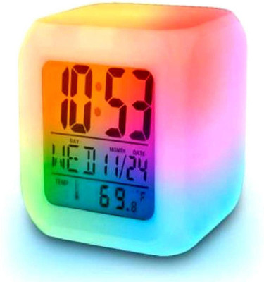 tejas Digital Multicolor Clock