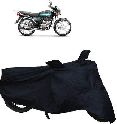 Amozkart Two Wheeler Cover for Hero(Splendor Plus, Black)