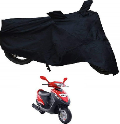Amozkart Two Wheeler Cover for Mahindra(Flyte, Black)