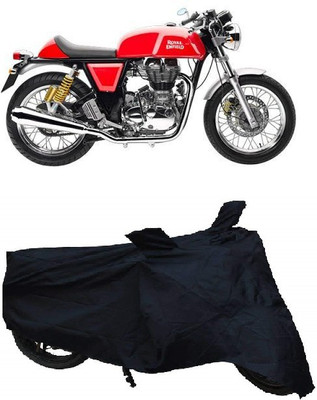 Amozkart Two Wheeler Cover for Royal Enfield(Continental GT, Black)