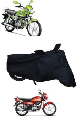 Amozkart Two Wheeler Cover for Hero(CD deluxe, Black)