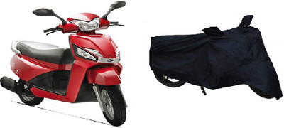 Amozkart Two Wheeler Cover for Mahindra(Gusto, Black)