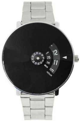 babari enterprise black silver strap combination Black Analog Watch - For Men Analog Watch  - For Boys