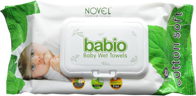 NOVEL Baby Wipes 80 Sheets/Pack With Lid(80 Wipes)