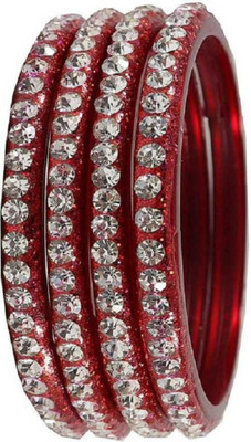 keshavmadhav Glass Bangle Set(Pack of 4)