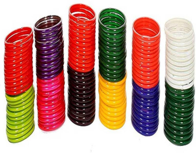 keshavmadhav Glass Bangle Set(Pack of 10)