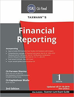 Financial Reporting in 2 Vols (New Syllabus) 3rd Edition 2019(English, Paperback, PRAVEEN SHARMA)