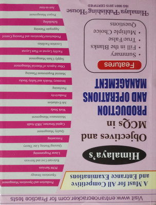 HIMALYA'S OBJECTIVES AND MCQS IN PRODUCTION AND OPERATIONS MANAGEMENT(English, Paperback, HPH)