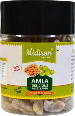 Midiron Amla Dehydrated Sweet Candy Tasty & Healthy Candy Pack (300 gm) Amla Candy(300 g)