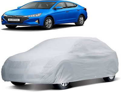 Nimegh Car Cover For Hyundai Elantra (With Mirror Pockets)(Silver)