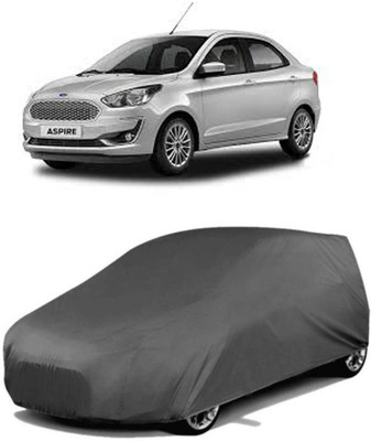 Fourex Car Cover For Ford Figo Aspire (Without Mirror Pockets)(Grey)