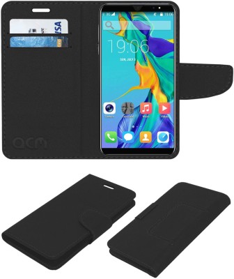 ACM Flip Cover for Leoie 5.0inch Smartphone 4g(Black, Cases with Holder, Pack of: 1)