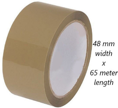 TJIKKO BOPP Tape Premium Grade (Manual)(Set of 3, Brown)