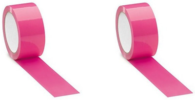 BlackDreams BOPP/Packing/Marking/Decorative/poject use manual High Strength Adhesive and Accurate Length quality tape (Manual)(Pink)
