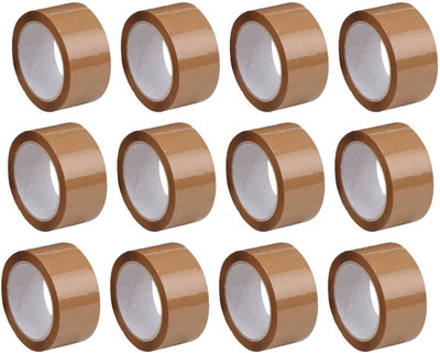 BlackDreams BOPP/Packing/Marking/Decorative/poject use manual High Strength Adhesive and Accurate Length quality tape (Manual)(Brown)