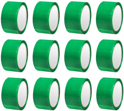 BlackDreams BOPP/Packing/Marking/Decorative/poject use manual High Strength Adhesive and Accurate Length quality tape (Manual)(Green)