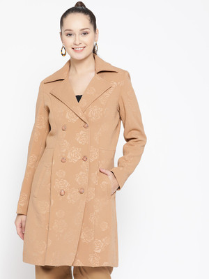 Trufit Polyester Self Design Coat