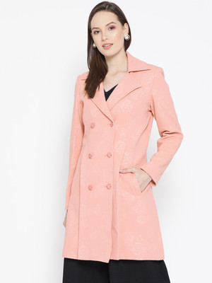 Trufit Polyester Self Design Coat