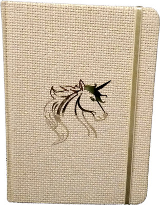 TECHNOCHITRA UNICORN A5 Notebook SINGLE 160 Pages(Cream)