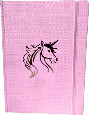 TECHNOCHITRA UNICORN A5 Notebook SINGLE 160 Pages(Pink)
