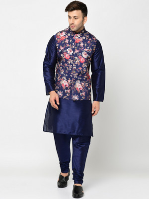 Kaifoo Men Kurta, Waistcoat and Pyjama Set