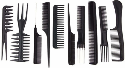 AARADHYAM Professional Multipurpose 10 Pcs Hair Comb Set