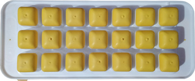 Pentbuns Yellow, White Plastic Ice Cube Tray(Pack of1)