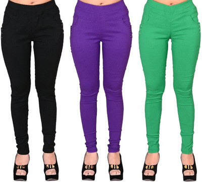 FeelBlue Multicolor Jegging(Solid)