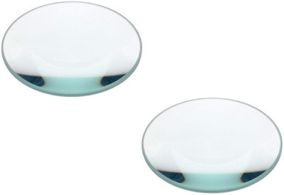 Creative Tech Convex lens 20cm focal length with 50 mm Diameter (Pack of 2)(White)