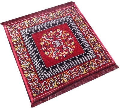 SandF Velvet, Polyester Prayer Mat(Multicolor, Medium, Pack of 2)