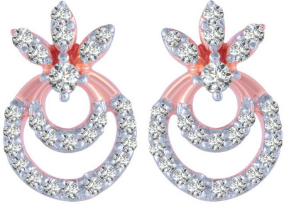 PC Chandra Jewellers Rose Gold 14kt Stud Earring